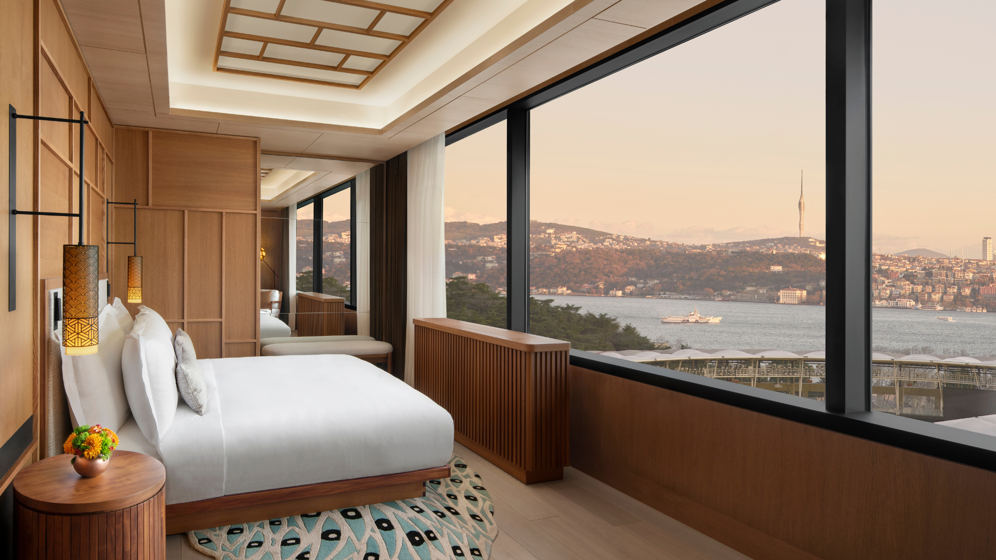 Ritz-Carlton Istanbul Nobu Suite bedroom