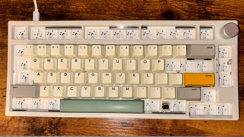 A keyboard modified for Conduit&#039;s project, with several keys removed. 