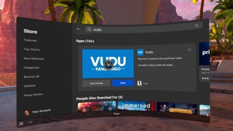Vudu Oculus Vr