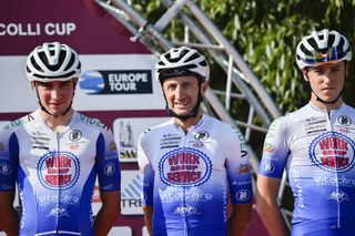 Davide Rebellin at the start of Giro dell'Appennino