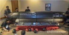 University of Cincinnati's Hyperloop pod prototype
