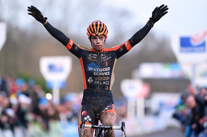 Wout Van Aert (Vastgoedservice-Golden Palace) wins the GP Sven Nys