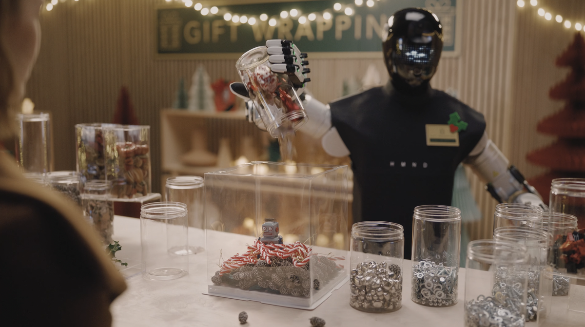 This gift-wrapping robot is quite funny, actually