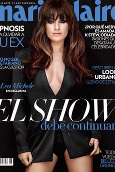Lea Michele on the cover of Marie Claire Mexico
