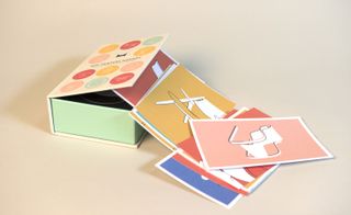 Comprising 100 postcards, a set of four concertina books and three notebooks