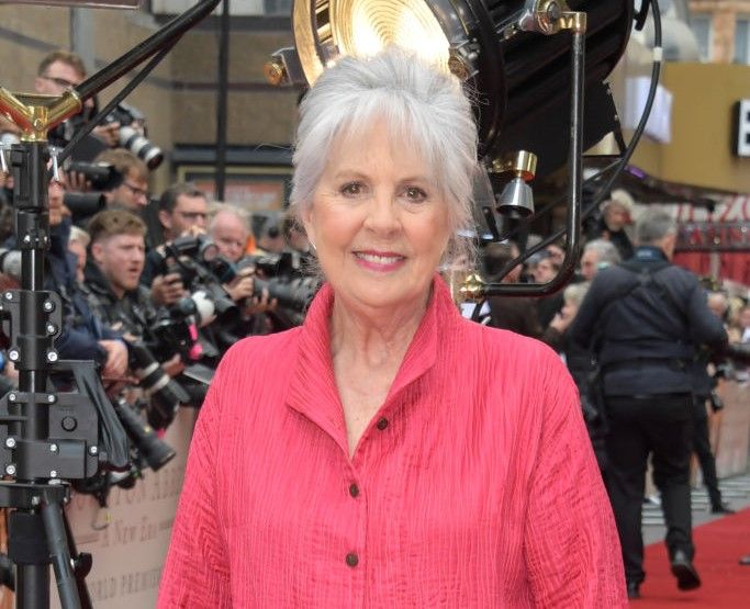 Penelope Wilton on the red carpet of the Downton Abbey: A New Era world prmeiere