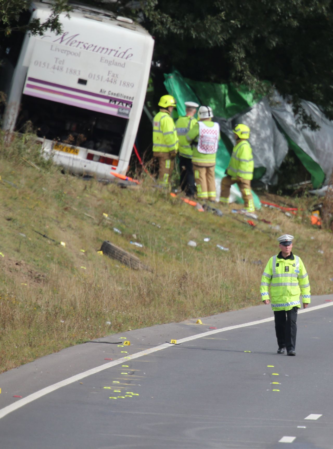 Bestival coach crash