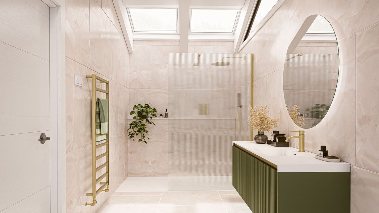 Walk-in shower ideas for small bathrooms