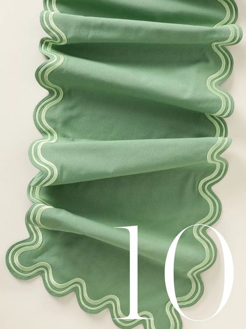 Madeline Embroidered Table Runner