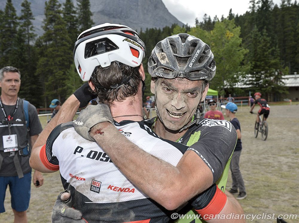 Gagne congratulates Disera on his win