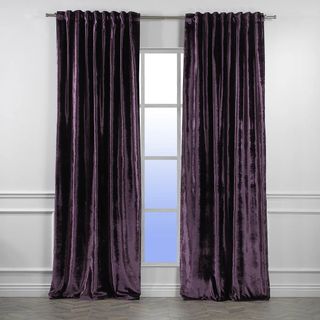 Shiny Velvet Extra Wide X Extra Long Custom Made Decorative single panel