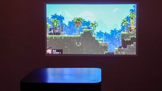 Playing video games with a Dangbei Atom laser projector