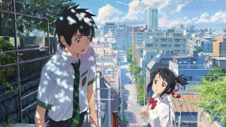 The two main characters of Your Name.