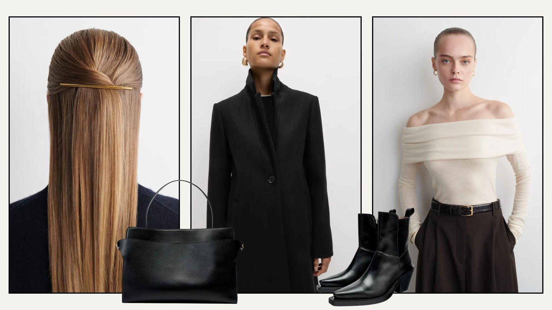 Collage of M&S, Zara and COS winter buys