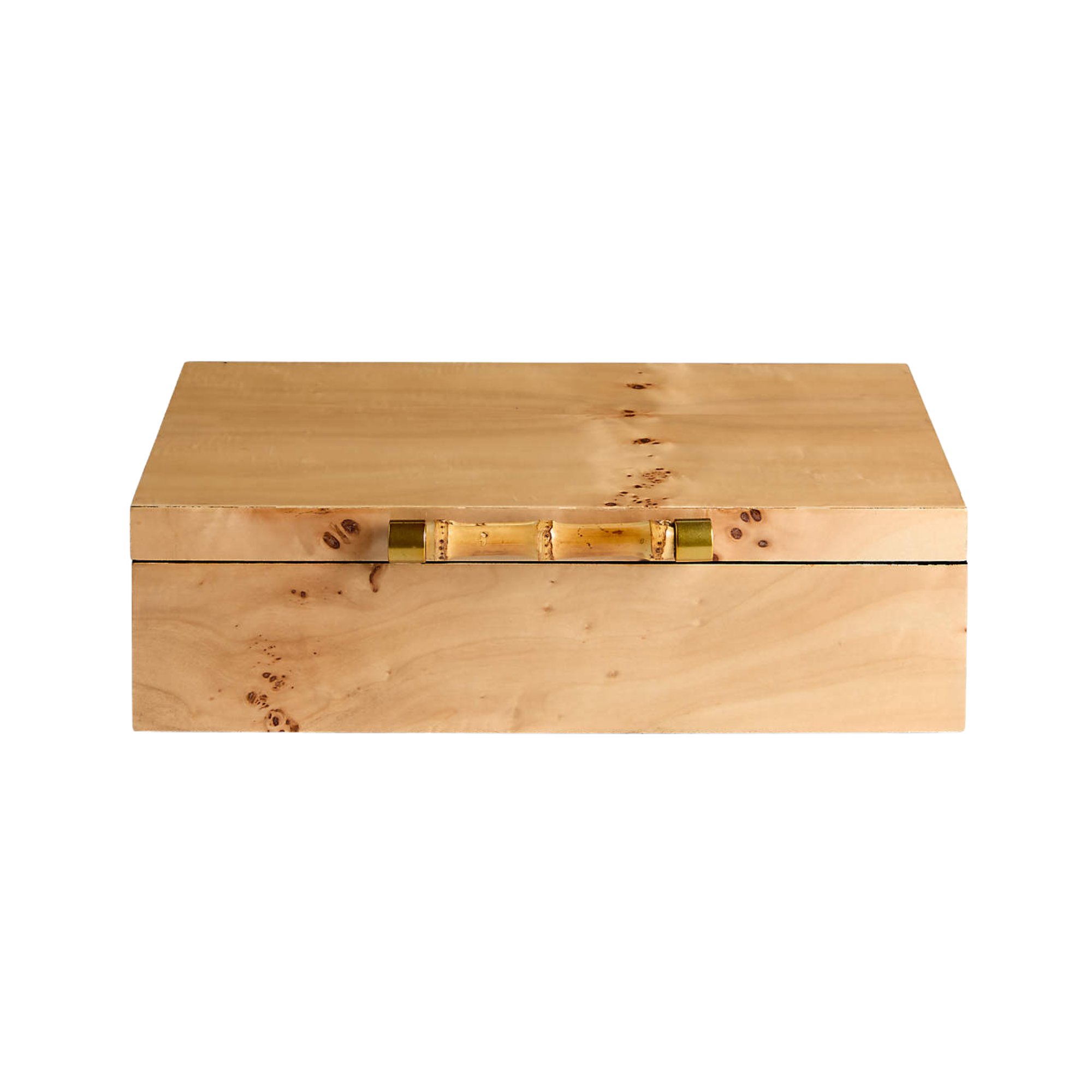 a burl wood box