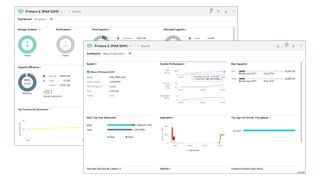 A screenshot of the HPE Primera A630 dashboard