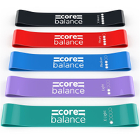 Core Balance Mini Resistance Bands - Five Piece,