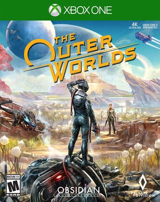 The Outer Worlds box art.