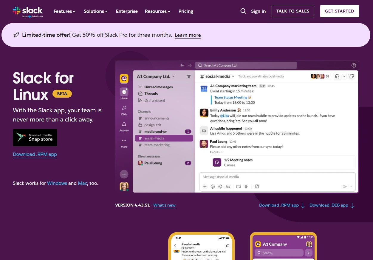 Slack for Linux