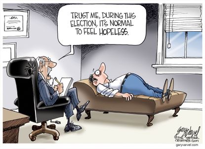 Political Cartoon U.S. Hopeless 2016