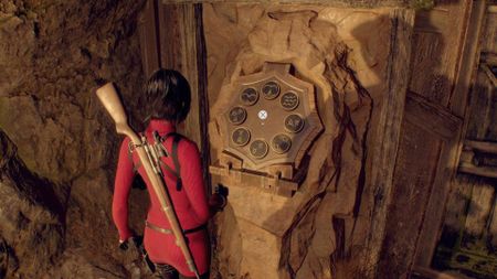 Resident Evil 4 Separate Ways Stone Dias door puzzle