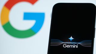 Gemini logo on smartphone