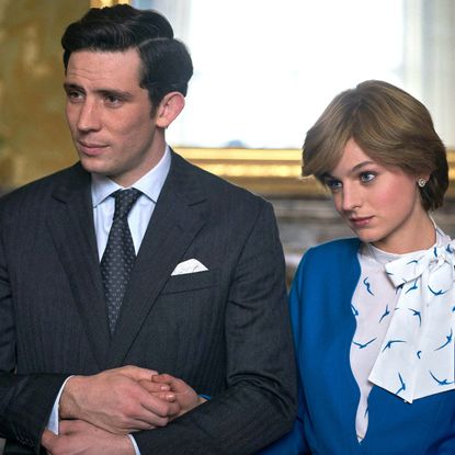 Prince Charles and Princess Diana as portrayed in 'The Crown.'