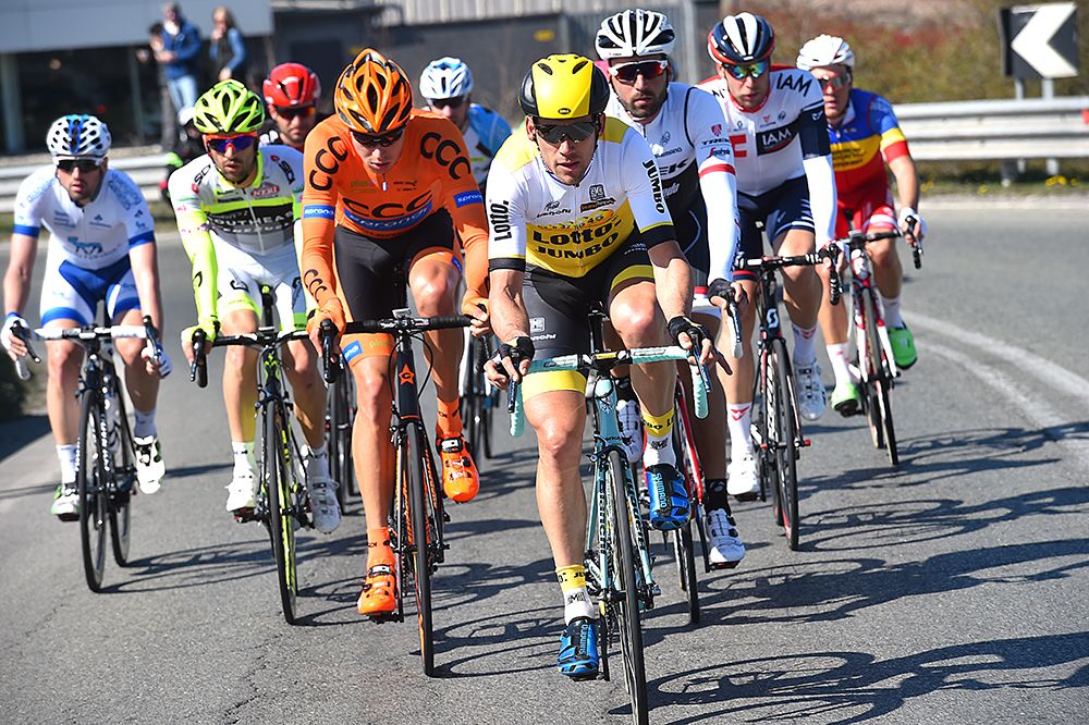 The breakaway in the 2016 Milan-Sanremo