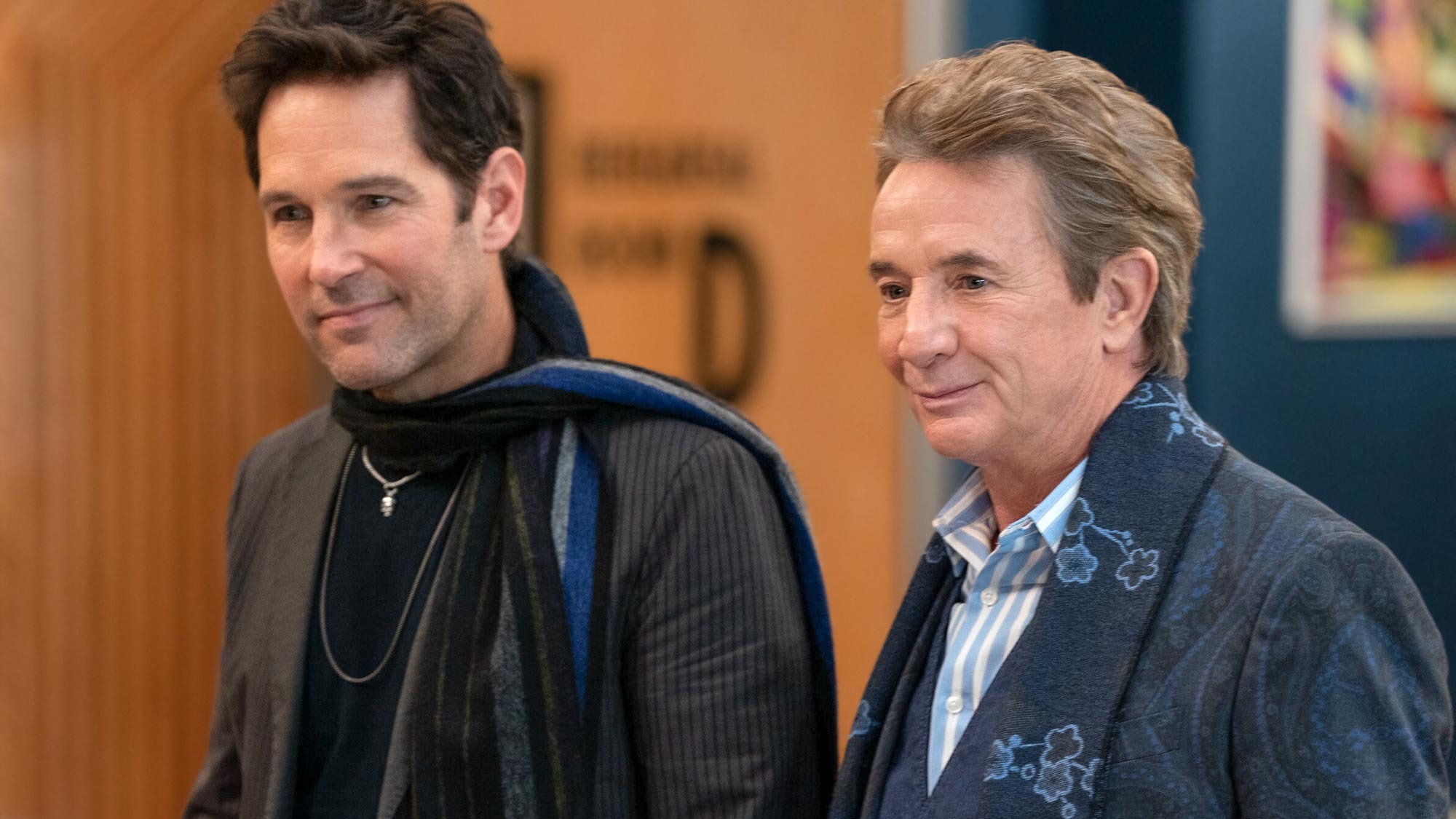 Paul Rudd und Martin Short in Only Murders in the Building Staffel 3