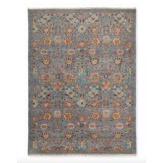 Serena & Lily Algora Hand-Knotted Rug against a white background.