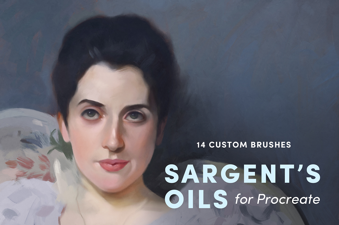 Procreate brushes: Sargent's Oils