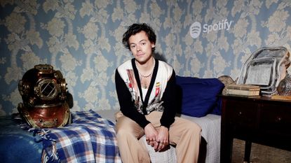 Harry Styles attends Spotify Celebrates The Launch of Harry Styles' New Album With Private Listening Session For Fans on December 11, 2019 in Los Angeles