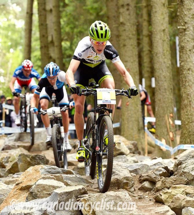Thomas Litscher (Multivan Merida Biking Team) came across the line in fourth