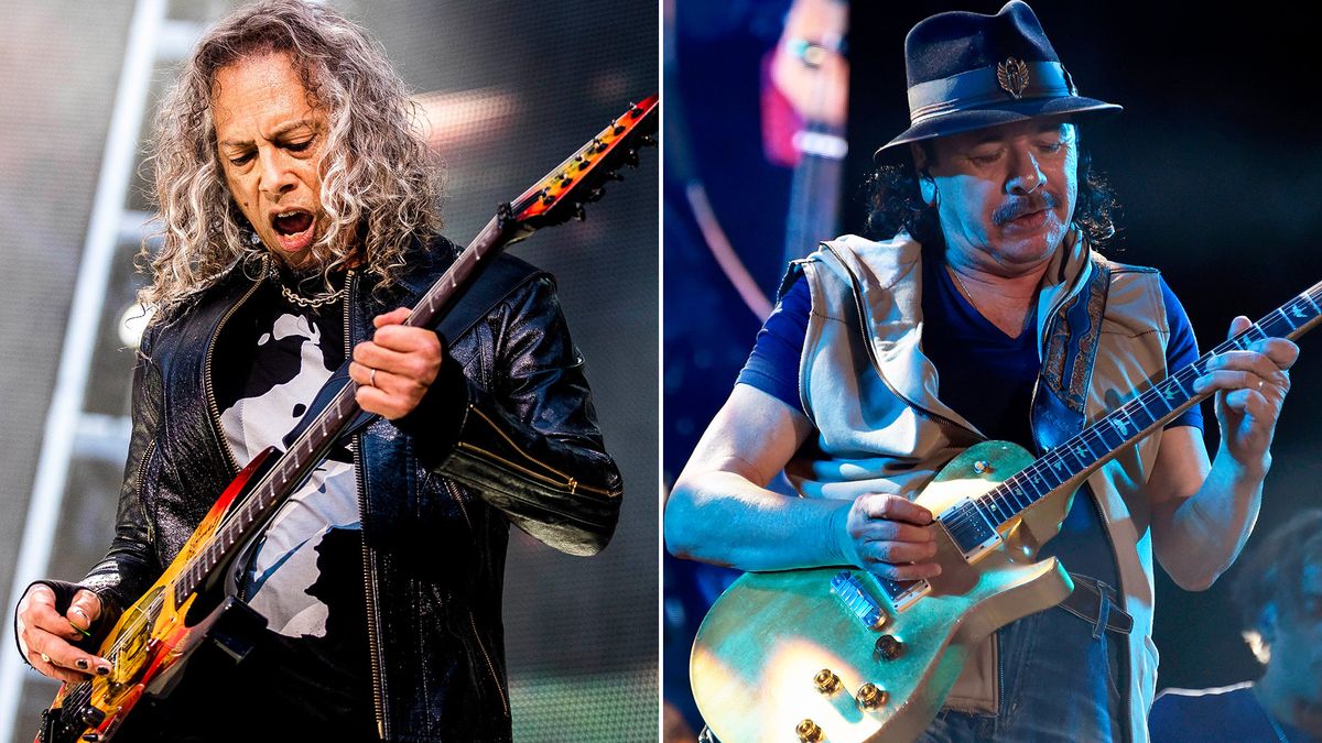 Kirk Hammett will guest on new Carlos Santana record