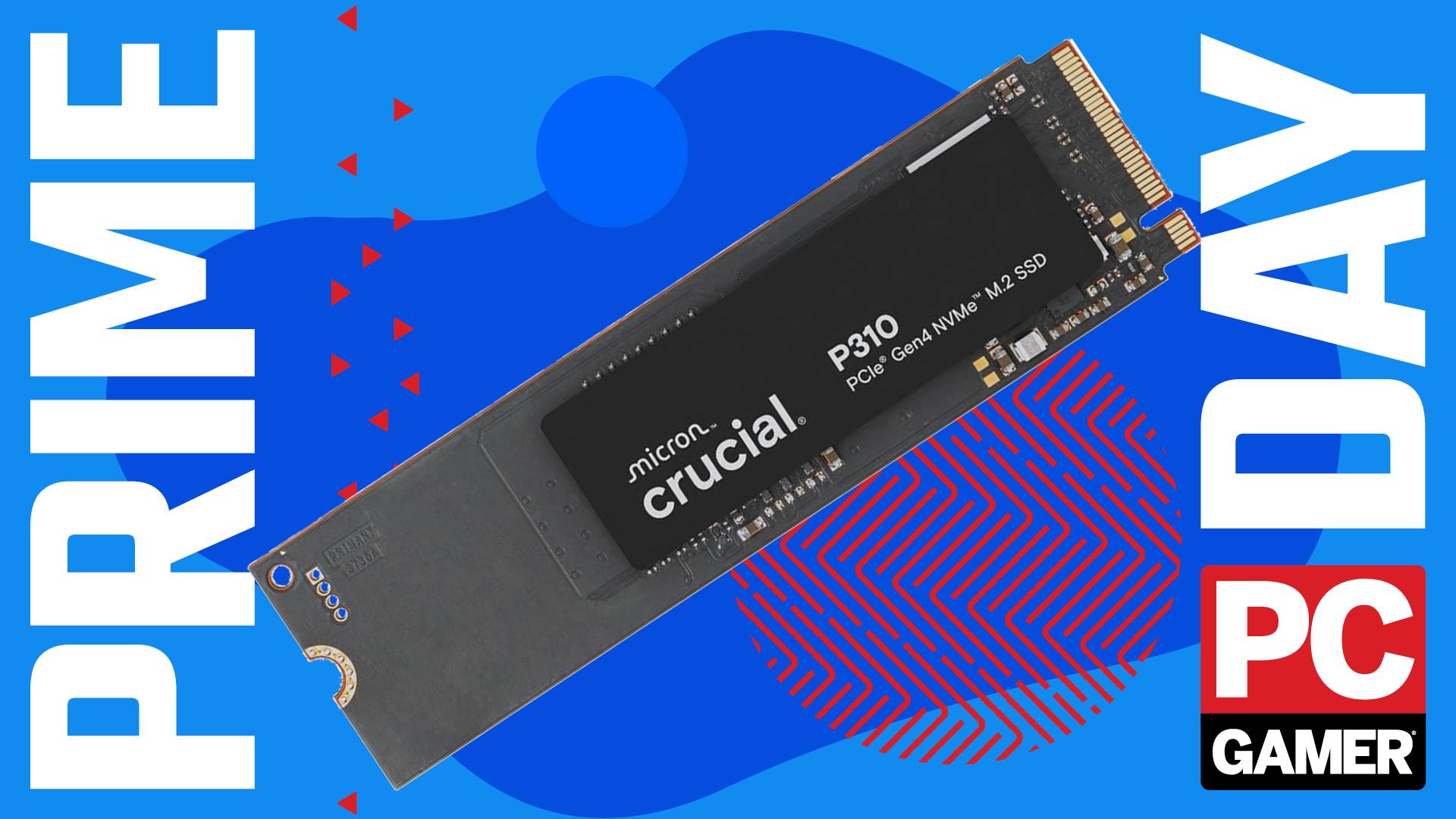 The Crucial P310 2TB SSD floats in the funky PCG Prime Day deal void.