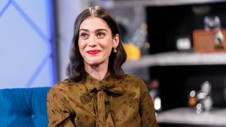 Actress Lizzy Caplan visits 'The IMDb Show' on Nov. 21, 2019 in Santa Monica, California.