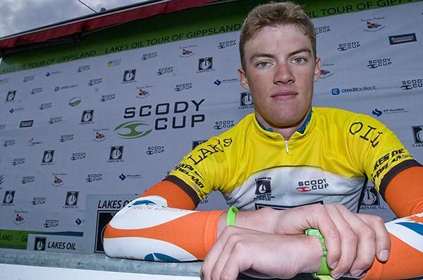 Tasmanian Ben Grenda (Genesys Wealth Advisers) will wear the tour leader's yellow jersey into the longest stage of the tour (134kms) in Warragul tomorrow.