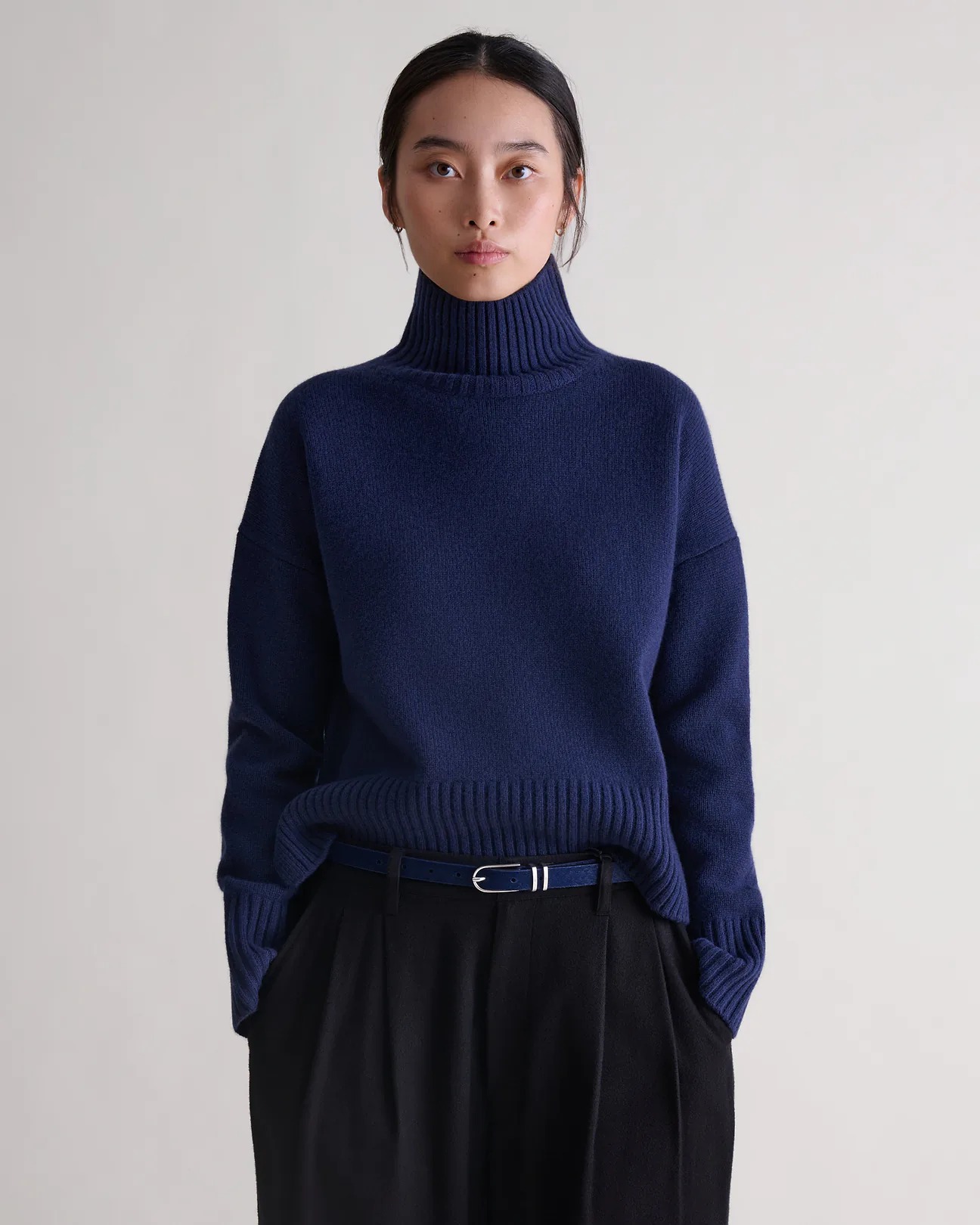 Rise &amp;amp; Fall, Women's Wool High Neck Jumper