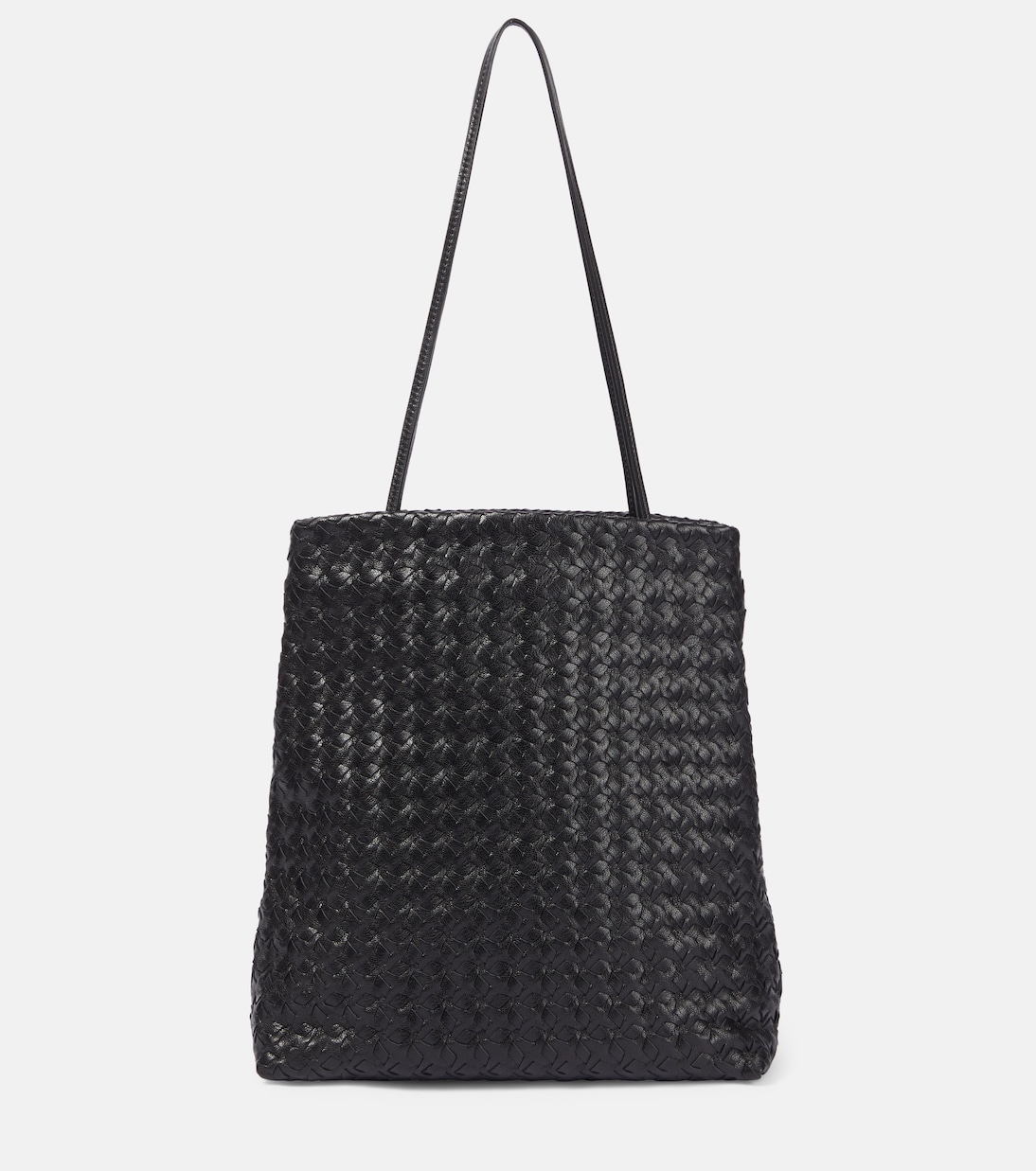 Lilou Woven Leather Shoulder Bag
