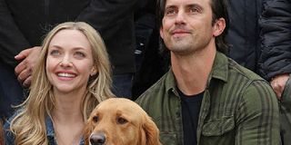 Amanda Seyfried as Eve with her co-star Milo Ventimiglia in The Art of Racing in the Rain.