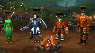 A faithful recreation of the crew from the South Park episode "Make Love, not Warcraft" using WoW's new Warbands system.