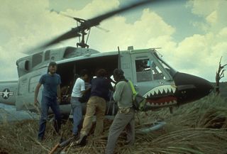 Helicopter, Mount Pinatubo