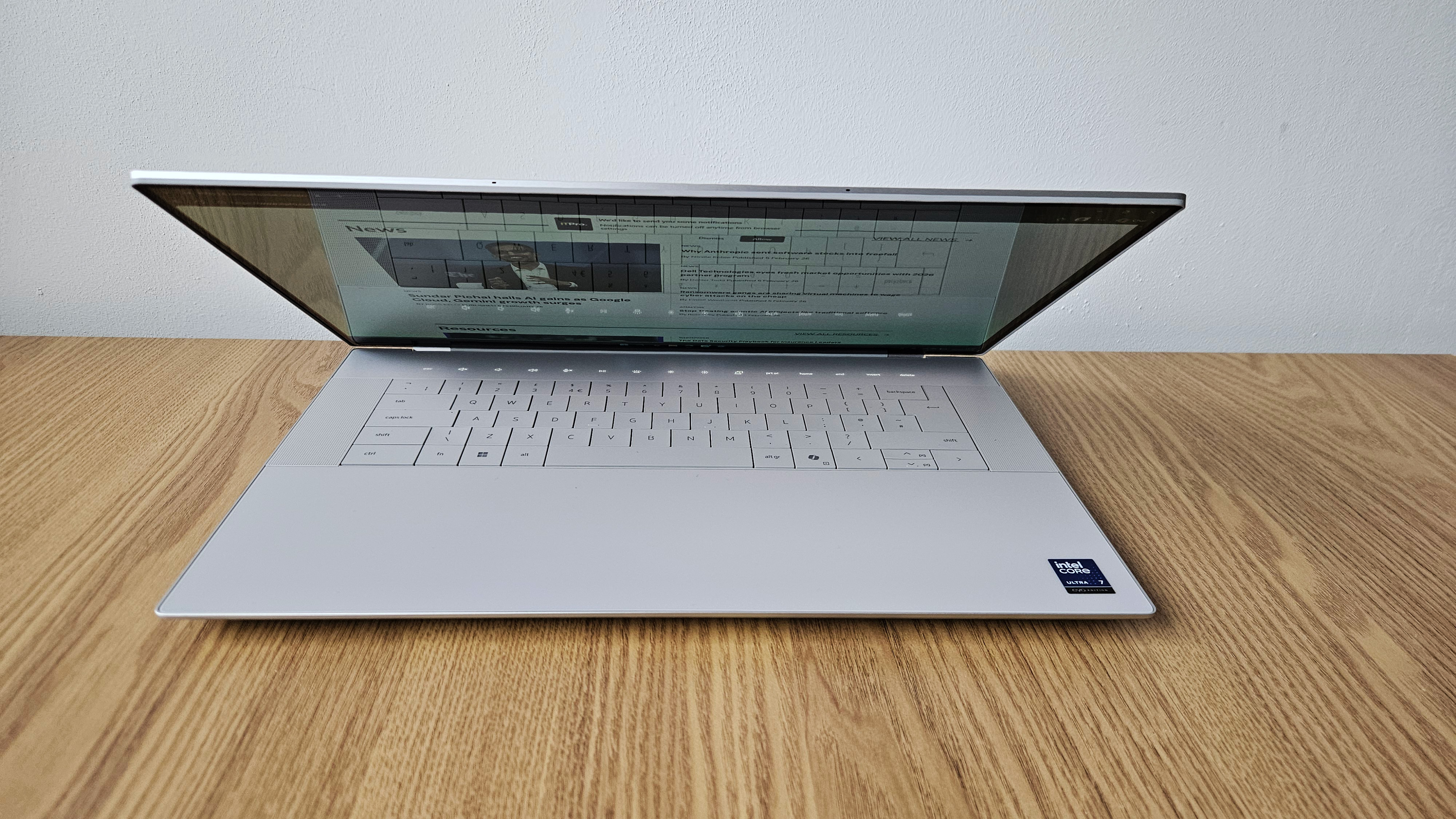 The Dell 16 Premium on a desk