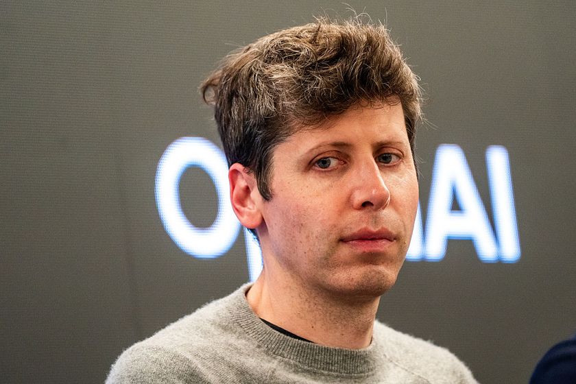 Sam Altman looking sad