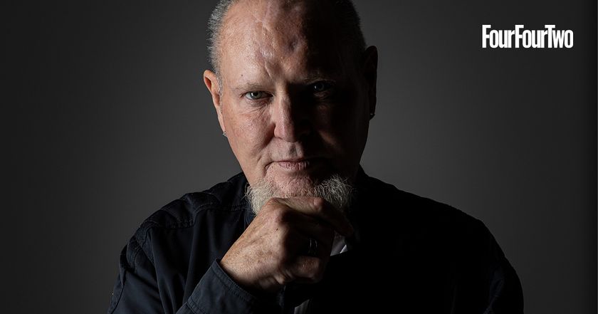 Paul Gascoigne shot for the December 2025 issue of FourFourTwo magazine 