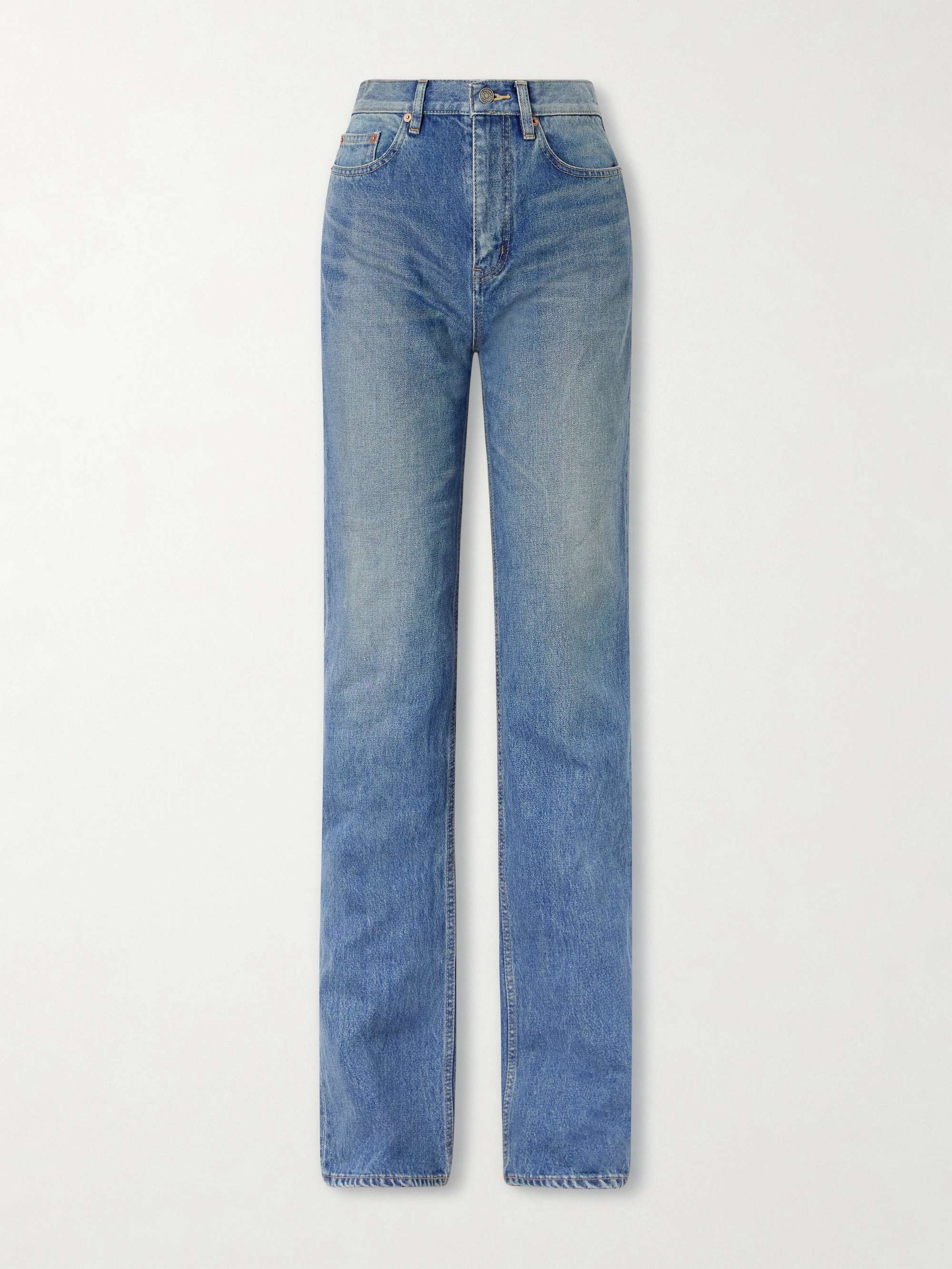 High-Rise Bootcut Jeans