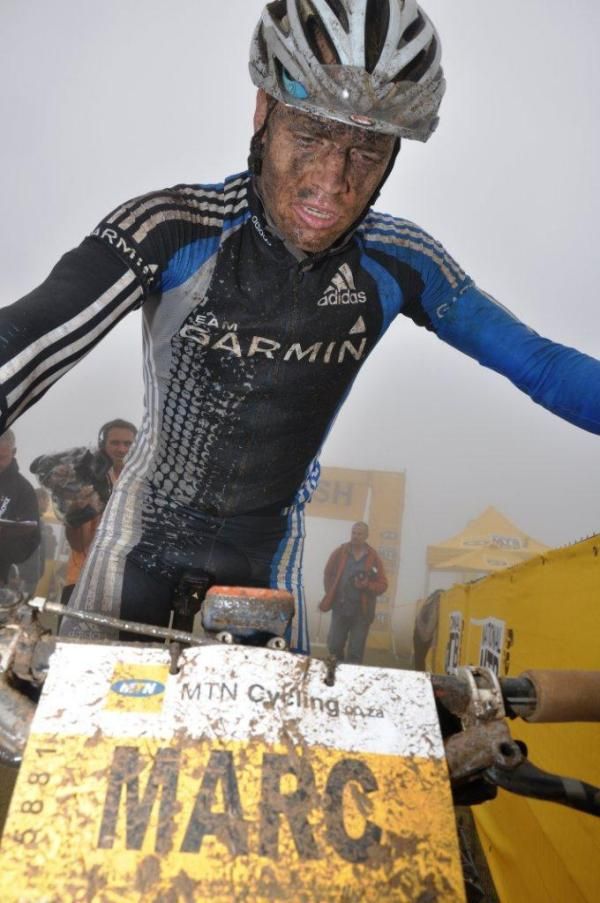 Marc Bassingthwaighte (Garmin-adidas) is utterly exhausted following his ride to third place.