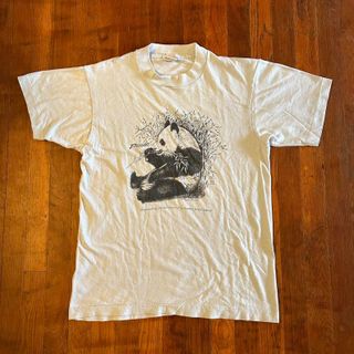 Vintage Panda Bear Nature T-shirt