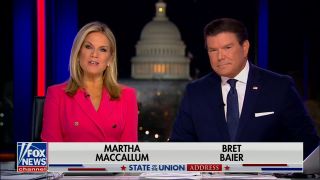 Fox News' Martha MacCallum and Bret Bair 