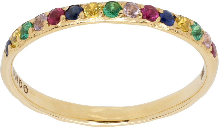 Gold AMADOR 2MM Paving Ring